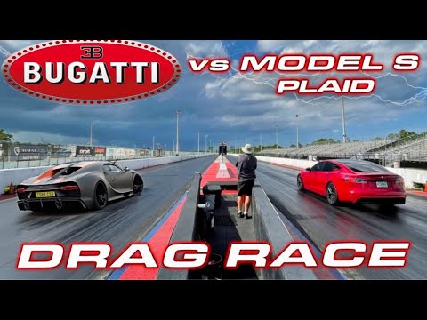 Tesla Plaid Vs Bugatti And McLaren 720S Race! - YouTube