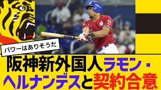 阪神・新外国人、ラモン・ヘルナンデスと契約合意　「長打力があって守れるいい選手」【ネットの反応】【反応集】