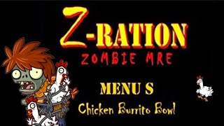 Chicken Burrito Bowl Z-Ration | MRE Taste Test