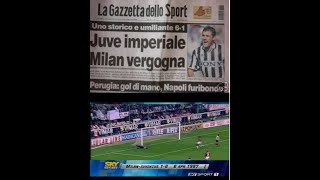 Quando la Juventus DISTRUSSE il Milan di Maldini e Baresi, Milan-Juve 1-6