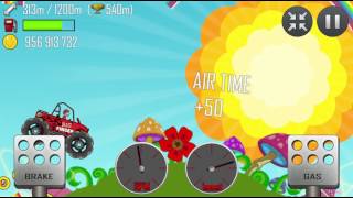 GOOD GAMES TO  PLAY★Hill Climb RACING BIG FINGER ON RAINBOW ROAD★GAMEPLAY