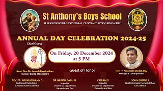 20.12.2024  | Annual Day | St. Anthony's Boys School | St Francis Xavier's Cathedral, Bengaluru