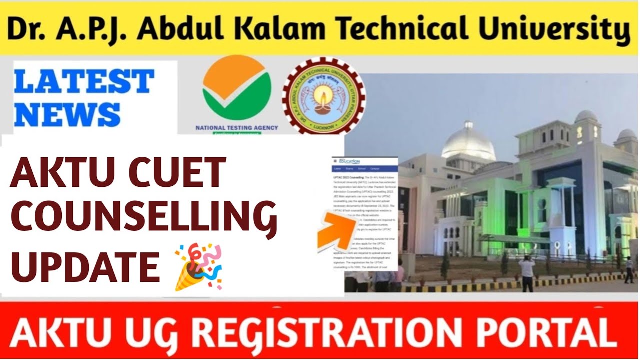 Aktu Cuet Registration 2023, Counselling, Cut Off, Cuet Ug, Pg | Aktu ...