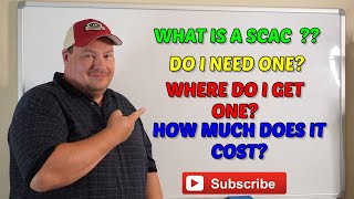 What is a SCAC code? Do you need one? How do you get it?