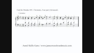 Find the Mistake #69 - Chromatic, 4-part Harmony (Advanced)