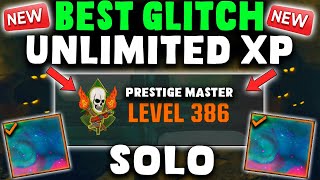 NEW SOLO AFK UNLIMITED XP GLITCH! FAST PRESTIGE MASTER GLITCH! BLACK OPS 6 GLITCH!