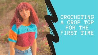 Crocheting A Crop Top For The First Time | Crochet With Me Ep. 20