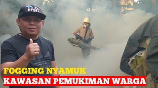 DD Fogging || Fogging nyamuk di permukiman warga