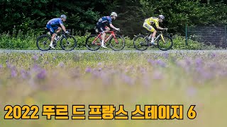 가장 길었던 거리를 달렸지만 점점 복잡해지는 관계들 - 2022 뚜르 드 프랑스 스테이지 6