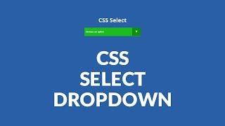 How to customize with CSS select options - HTML CSS tutorial