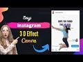 How to create Instagram 3D pop out effect In Canva