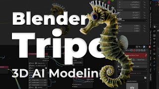 Generate 3D AI Models with ComfyUI, Blender and Tripo