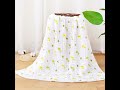 6 layers 105cm 100% cotton muslin swaddle multipurpose wrap baby bath towel blanket nursing cover