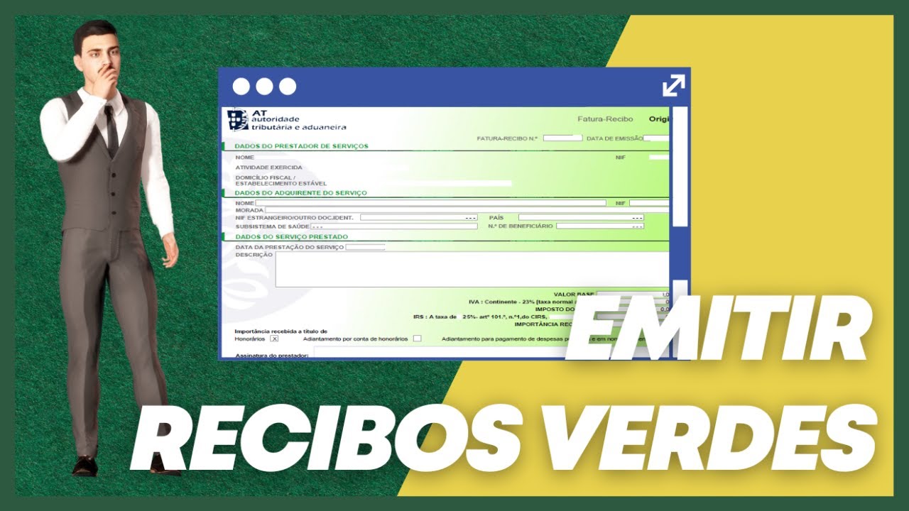 Como Emitir Um Recibo Verde
