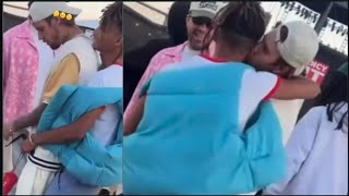 JUSTIN Bieber Kisses JADEN Smith After Getting HUMPED From The Back!
