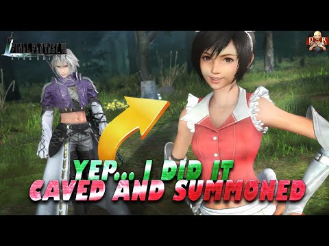 [FF7 Ever Crisis] - I folded...Summon time! Making Yuffie the ULTIMATE WIND Queen!