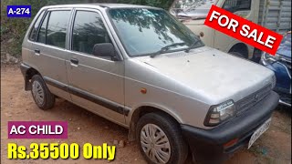 అమ్మకానికి 2008 మారుతి 800 AC | Rs.35500 Only | AC CHILD | 8247501777