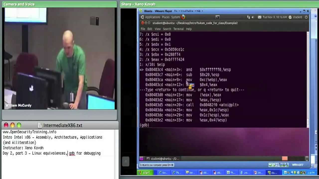 Day 2 Part 4: Introductory Intel X86: Architecture, Assembly ...