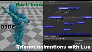 Open 3D Engine (O3DE) and Lua: control Animations with a Spell Book