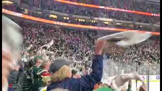 2023 Stanley Cup Playoffs - Wild vs Stars - Game 3 - Mats Zuccarello's 2nd goal crowd reaction