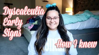 My Dyscalculia Early Warning Signs - How I Knew