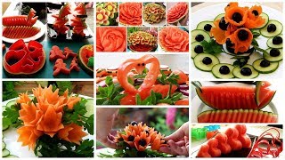 25 BEAUTIFUL FOOD CARVING - 25 WAYS TO PEEL AND CUT FRUITS LIKE A PRO