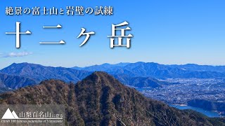 【日帰り登山】十二の岩壁を越えて。アスレチック登山！毛無山、十二ヶ岳に登る｜山梨百名山