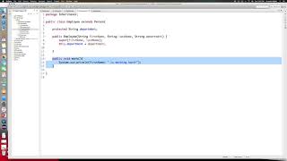 Java: Inheritance Example part 2