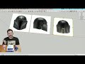 live modeling the mandalorian s helmet for 3d printing in sketchup