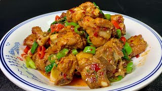 The fried pork ribs that have been very hot recently are so delicious, the more they chew,