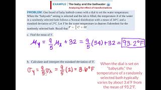 Stats 6.2 - Transforming and Combining Random Variables