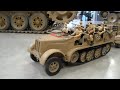 armortek rc sdkfz 7 half track u0026 88mm flak 36 1 6 scale at bovington tank museum 2