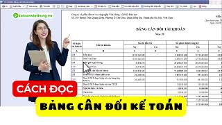 Cách Đọc Bảng Cân Đối Kế Toán Công Ty - Báo Cáo Tài Chính