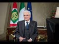 Messaggio di fine anno del Presidente Mattarella - sottotitolato