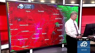 Severe weather coverage from the KATV Weather Team