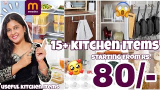 Meesho kitchen organizer review | Meesho Haul | 15+ Meesho Latest Kitchen Items Finds