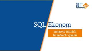 SQL Ekonom   sestavení státních finančních výkazů