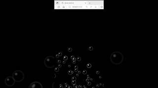 Bubble animation using html Css and JavaScript #shorts