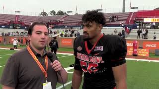 Eku Leota Auburn LB - 2023 Senior Bowl Interview