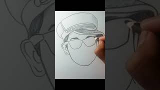 Drawing Allu Arjun | How to Draw Allu Arjun Face Step by Step | Pencil Drawing | Easy Way #shorts