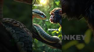 Snake + Monkey #animal #hybrid #animalhybrid #animalsentez #snake #monkey