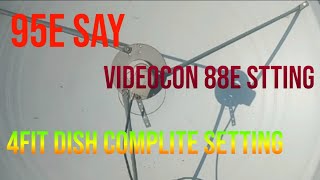 95e say videocon 88e strong tp k sath setting