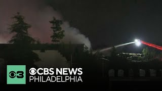 Fire breaks out at former Wheaton Glass Factory in Millville, New Jersey