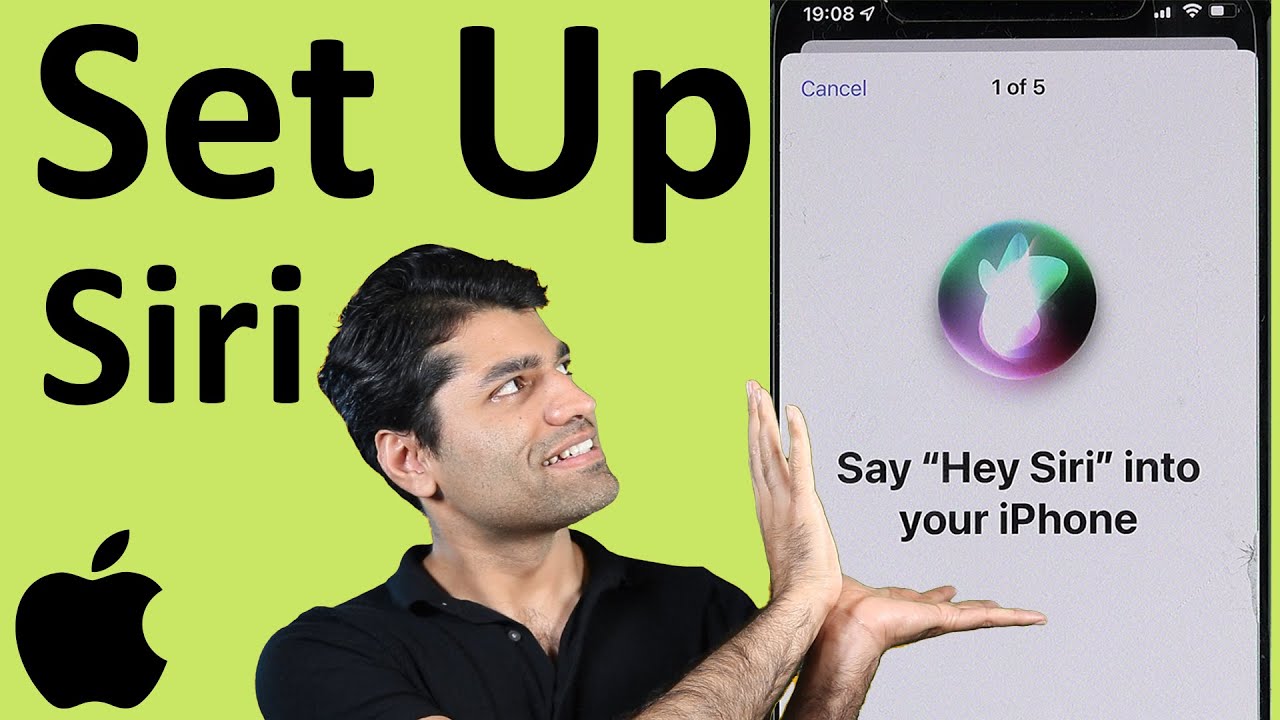 How To Set Up Siri On IPhone - YouTube