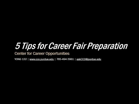 5 Tips For Career Fair Preparation Youtube
