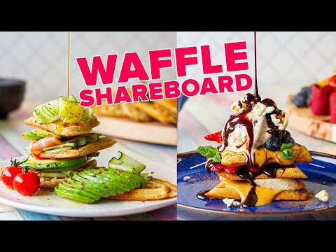 Book of Love Waffle Shareboard Recipe by Tasty