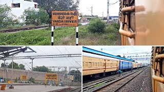 Tiruchchirappalli InterCity Express skipping Vaigai River | 22627 InterCity Exp | NTG VLOG