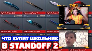 ЧТО КУПИТ ШКОЛЬНИК НА 3000 ГОЛДЫ В STANDOFF 2!