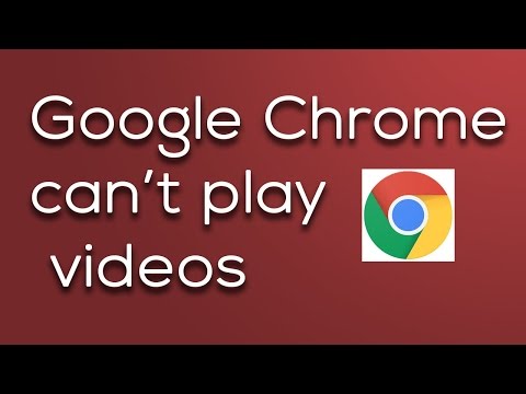 What to do if Google chrome can't play YouTube videos or any other video What to do if Google chrome can't play YouTube videos or any other video