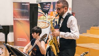 Jesús Guridi: Amorosa. Silvia Nogales \u0026 David Hernando Vitores. Saxophone and Guitar.